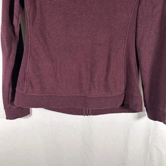 UGG Hoodie Women's Medium Burgundy Full Zip Drawstring Pockets Cotton Blend - Picture 9 of 9